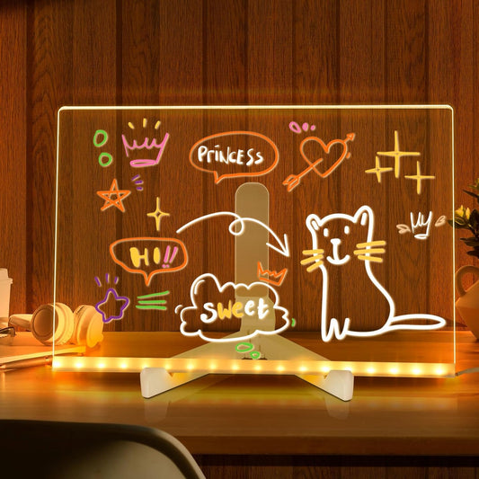 Children's Glow & Write LED Dry Erase Board